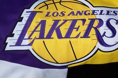 NEW UNK NBA Lebron James 23 L.A LAKERS Multicolors Shooting Shirt Men’s Jersey L