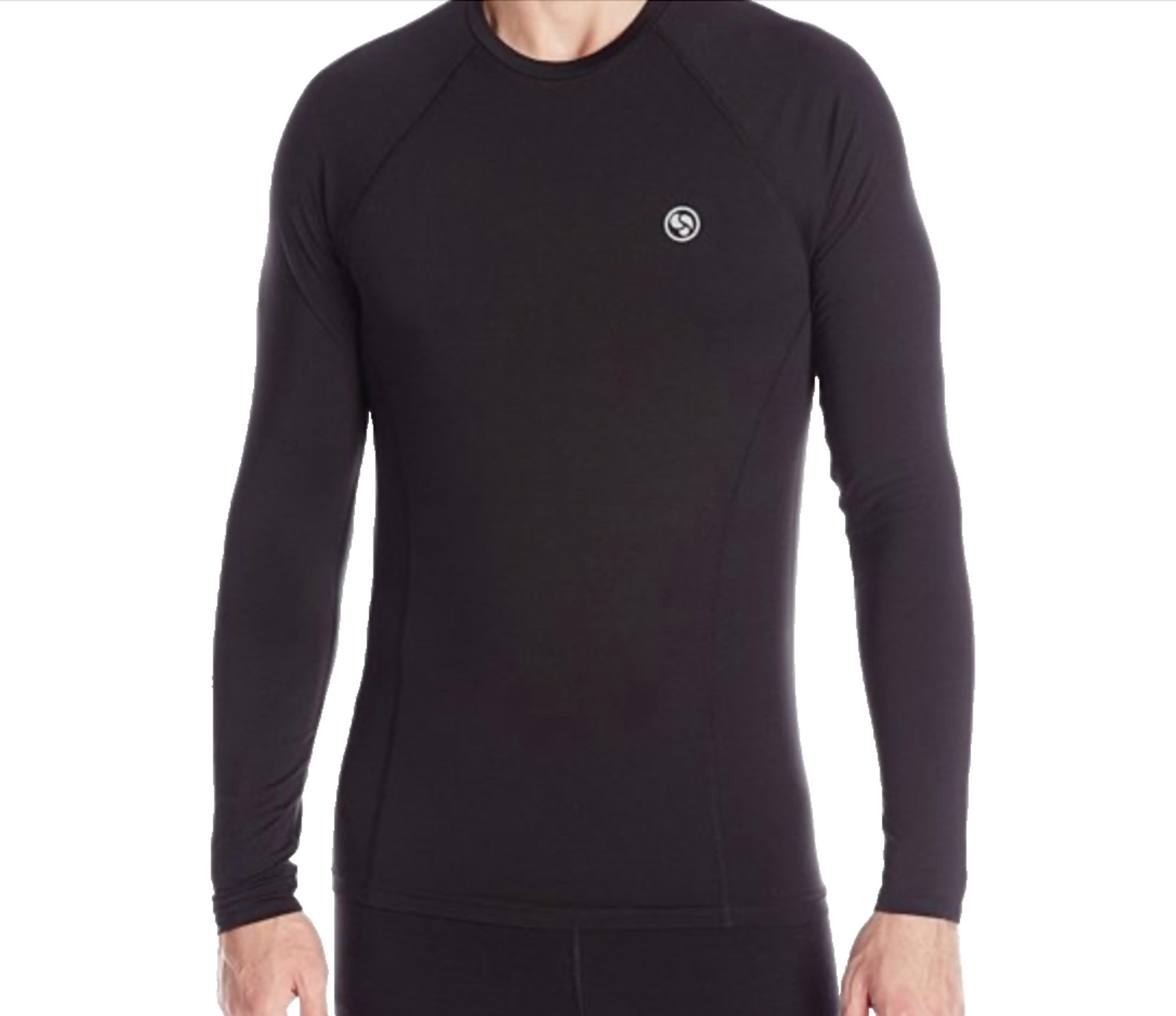 ClimateSmart Base Layer Shirt Mens S Stretch Long Sleeve Athletic Thermal Top gallery