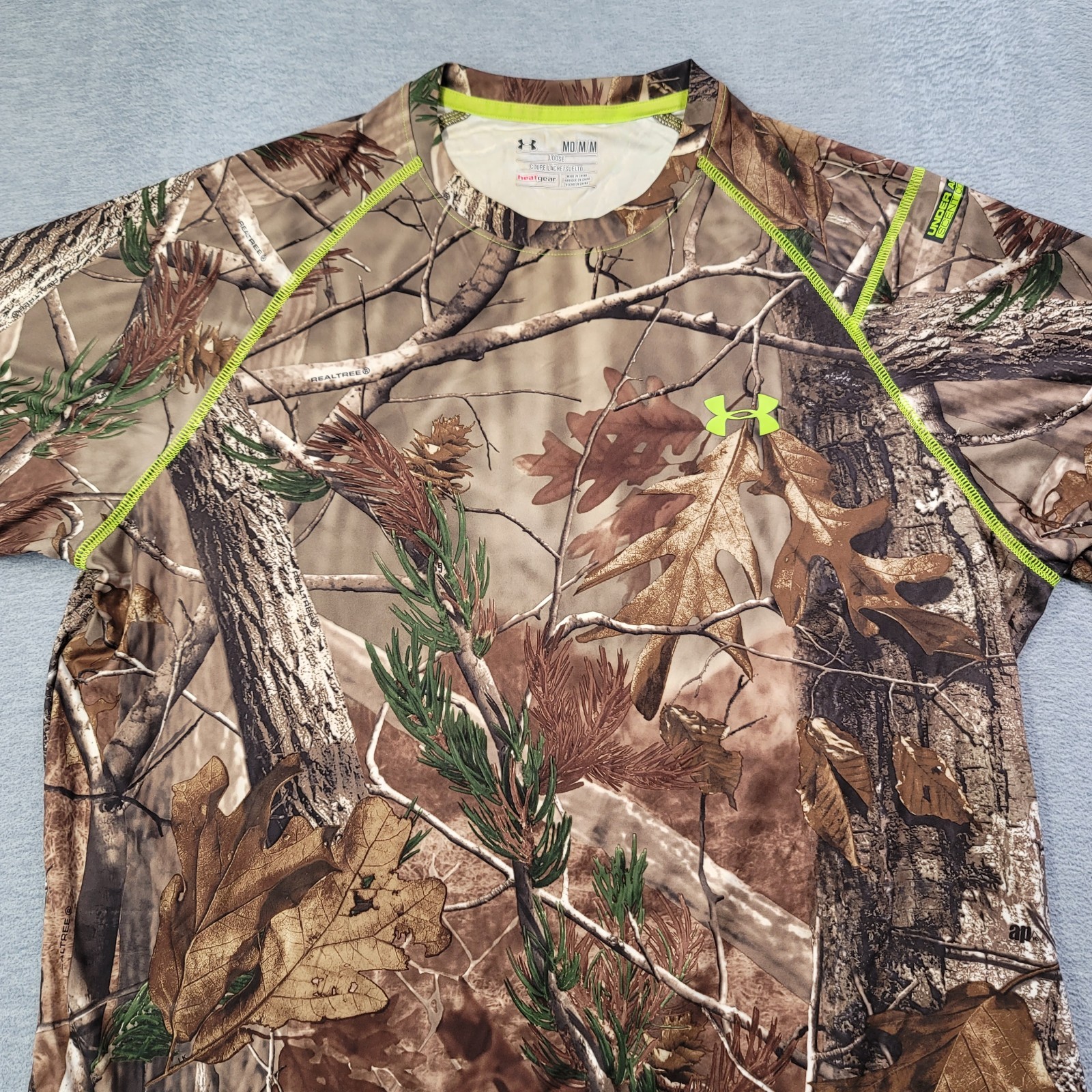 Under Armour Compression Shirt Mens Medium Brown Camo Heat Gear Scent Control gallery