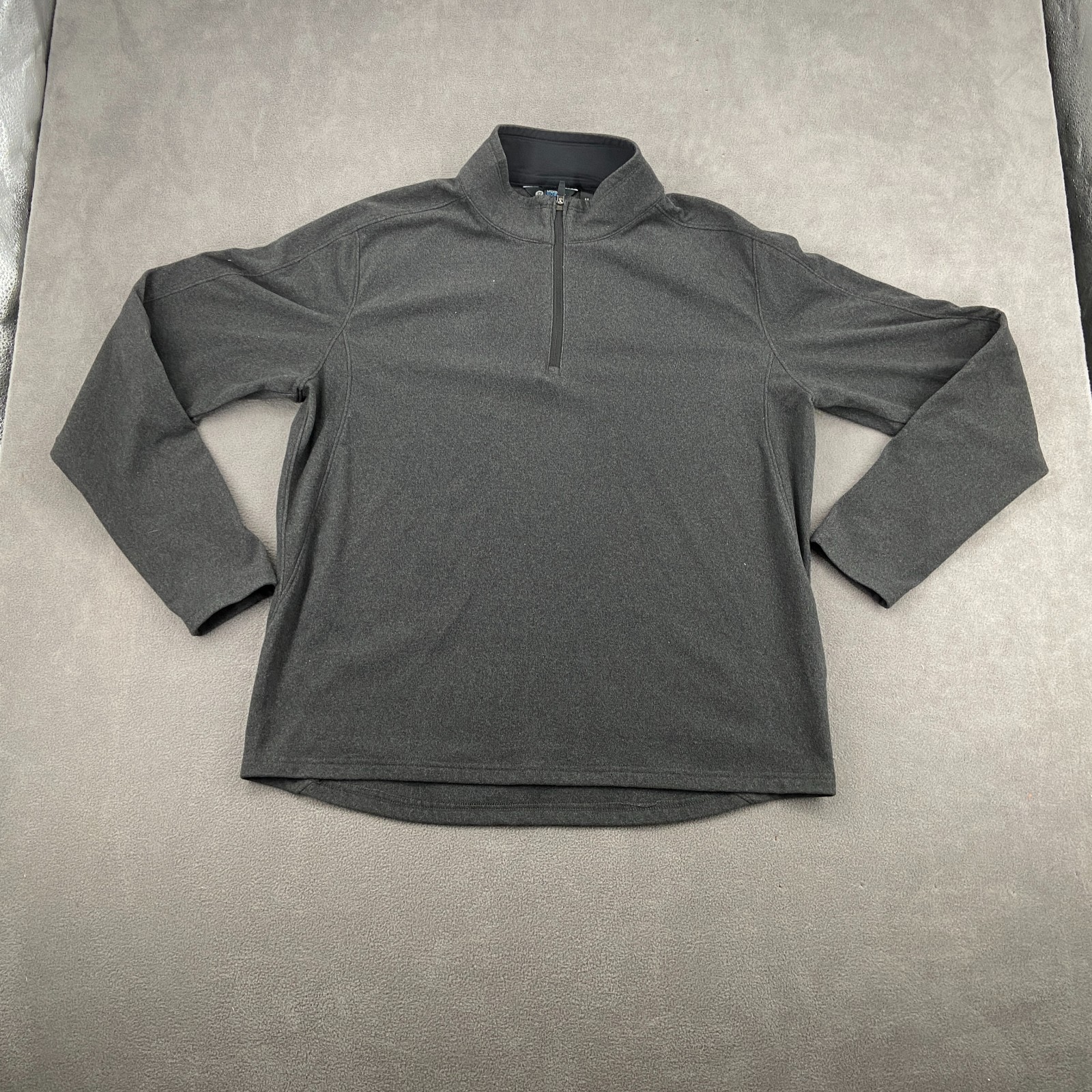 Mondetta Outdoor Project The Soft Stretch Top Mens XL Gray Semi Fitted 1/4 Zip gallery