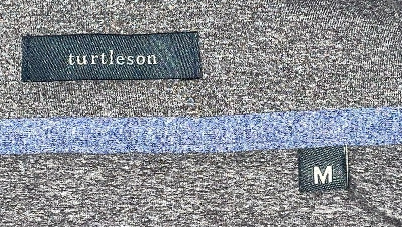 TURTLESON Siro 1/4 Zip Golf Pullover Sz M 42 Chest Performance Heathered Gray gallery