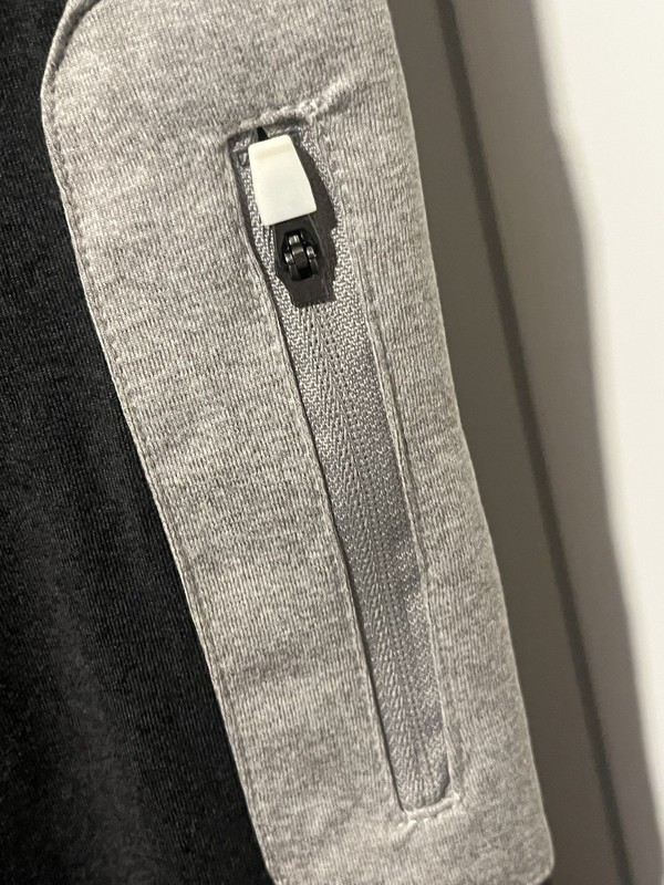 New Era Cap Brand 1/4 Zip Pullover Top - Gray/Black - Mens XL - NWT gallery