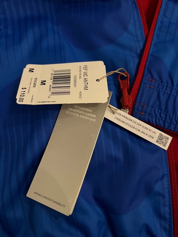 🔥RARE/adidas Spain Anthem Reversible Jacket 2022 MEN'S SIZE MEDIUM NWT $110.00 gallery