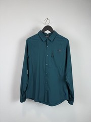 AK Burton Slats Long Sleeve Shirt Deep Emerald Outdoor Men S Size