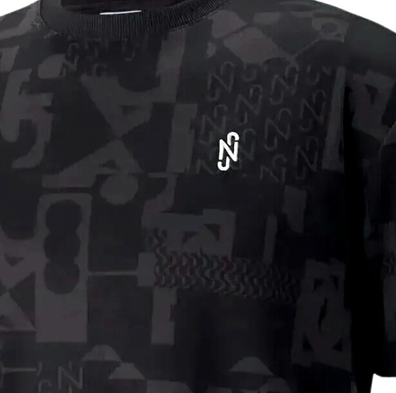 PUMA X NEYMAR JR ELEVATED TEE #53450501 MEN'S CASUAL TEE XLARGE NOIR-AOP gallery