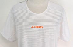 ADIDAS Men’s 2XL TERREX Agravic Pro Trail Running Tee White Grey AEROREADY NEW *