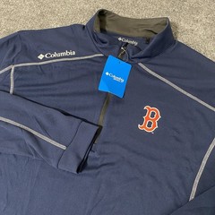 Columbia Boston Red Sox Mens 2XL Omni Wick 1/4 Zip Pullover NWT