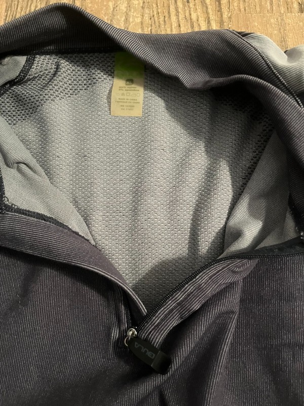 BULA MENS THERMAL BASE LAYER PULLOVER TOP PARTIAL ZIP XL GREY gallery