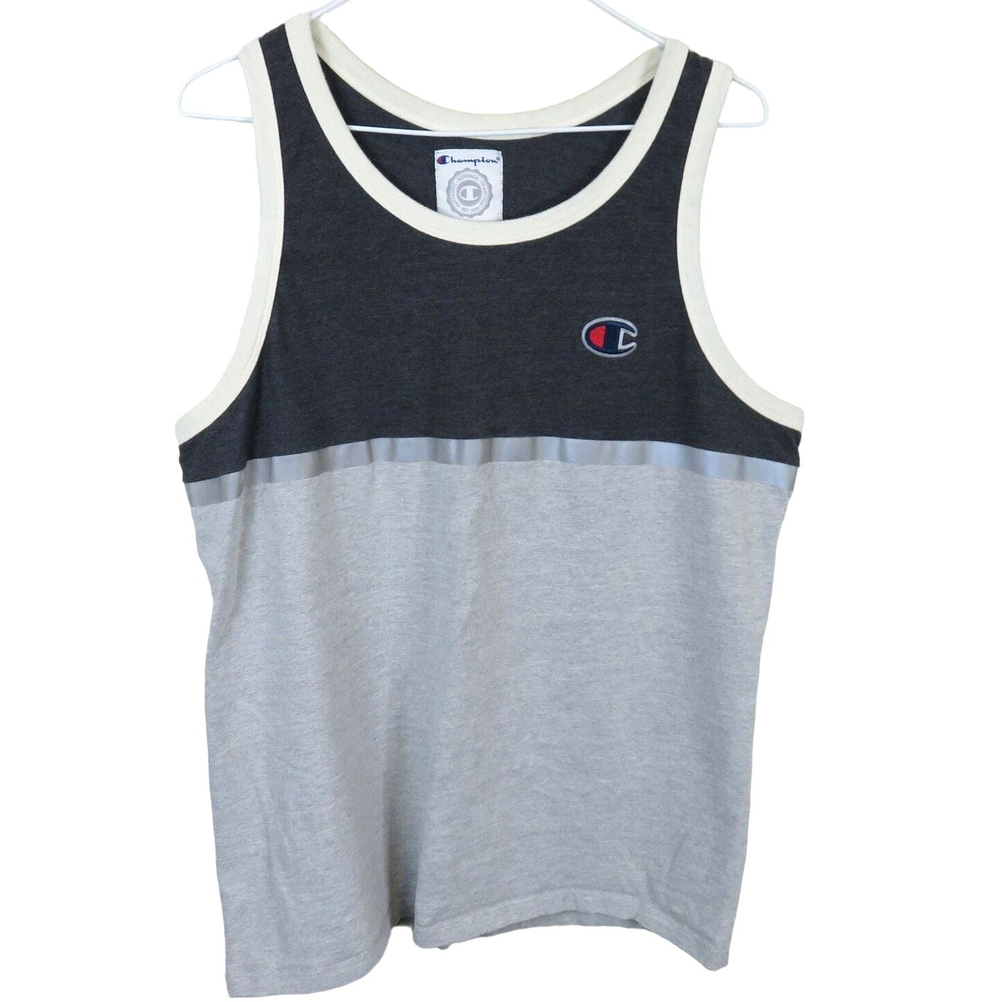 Champion Big C Logo Color Block Tank Top - Men's L gallery