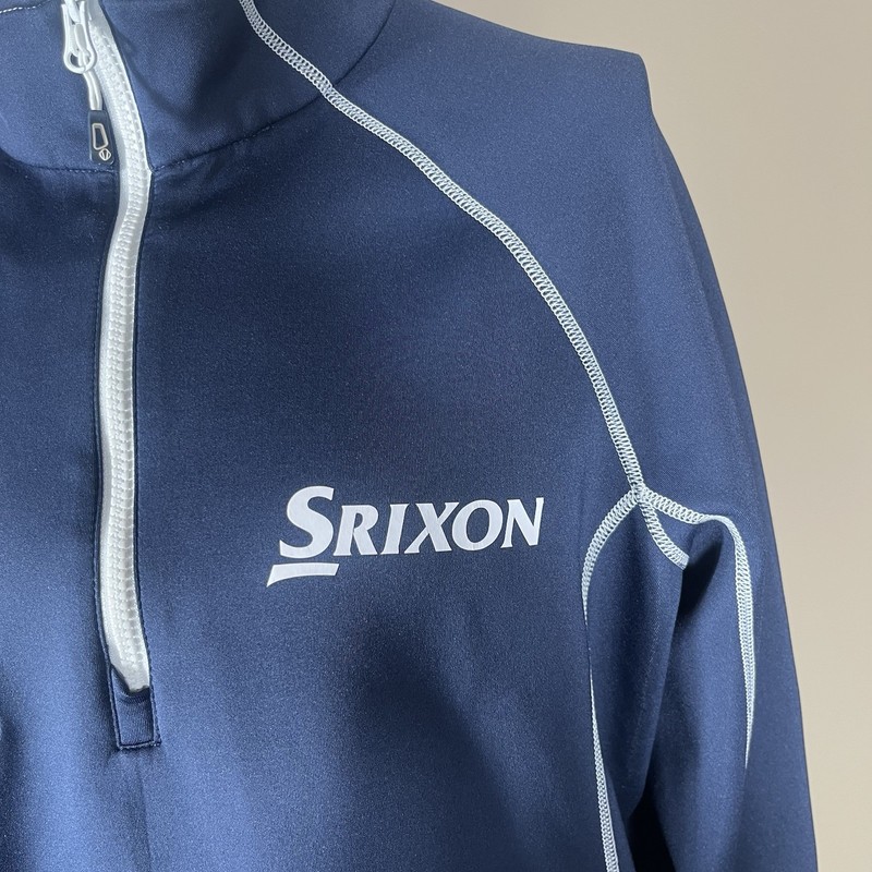Sunice Srixion Golf 1/4 Zip Pullover Jacket Mens LG Blue Contrast Stitch gallery