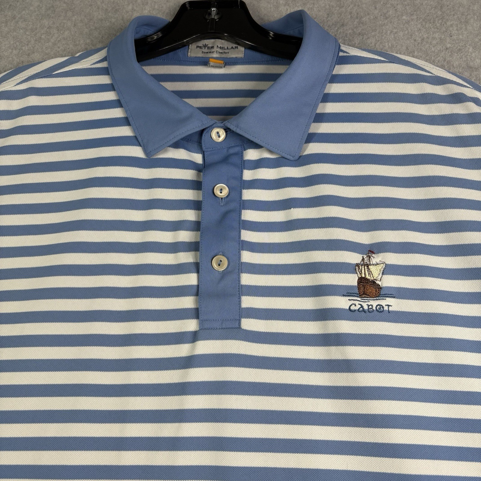 Peter Millar Exclusive CABOT Golf Club Polo Shirt Men's 2XL Summer Comfort gallery