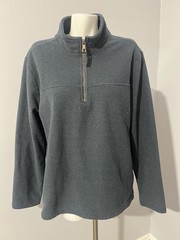 Redmond Clothing Outfitters Men’s Medium 1/4 Zip Sweatshirt Grey Mock Neck
