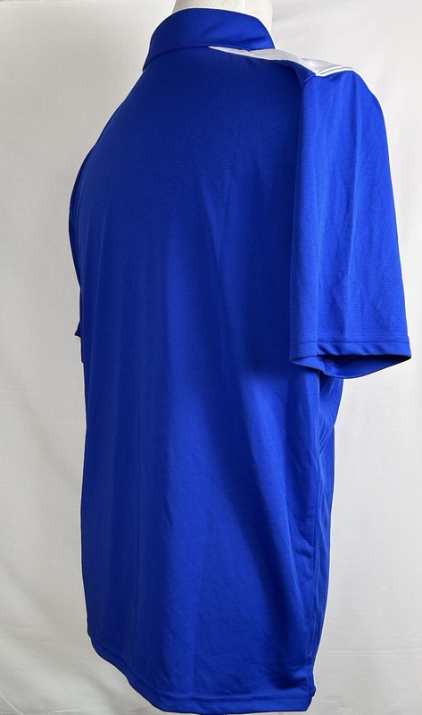 New ASICS Kenwood High School Men's Large Polo Button Up Collar Blue NWT gallery
