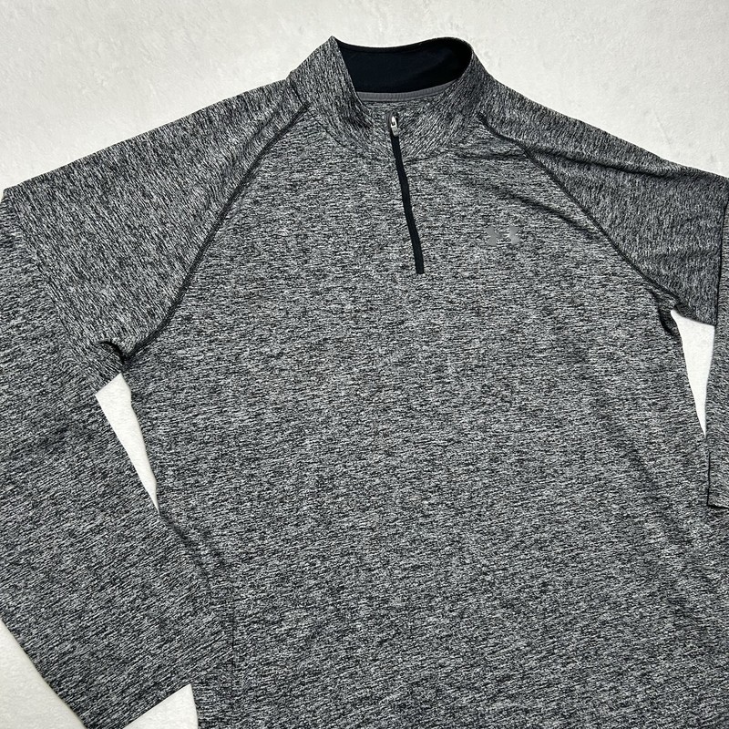 Under Armour 2XL Quarter Zip Heat Gear Loose Long Sleeve Thin Pullover gallery
