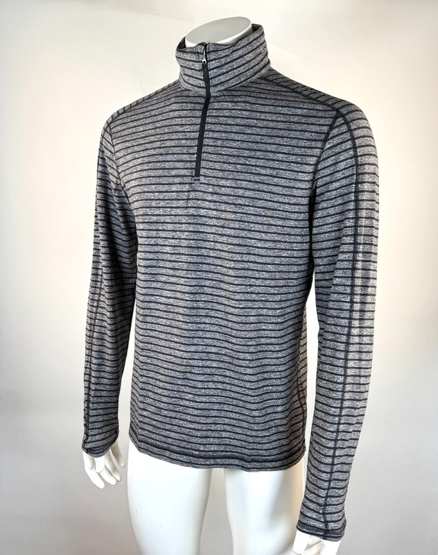 Lululemon Surge Warm 1/2 Zip Pullover Mens L? EUC Stretch Rulu Long Sleeve Gray gallery