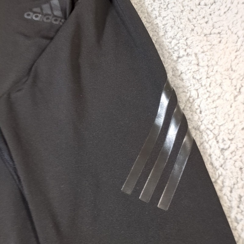 Adidas Shirt Men's XL Black Activewear Aeroready Alphaskin Long Sleeve Tee gallery