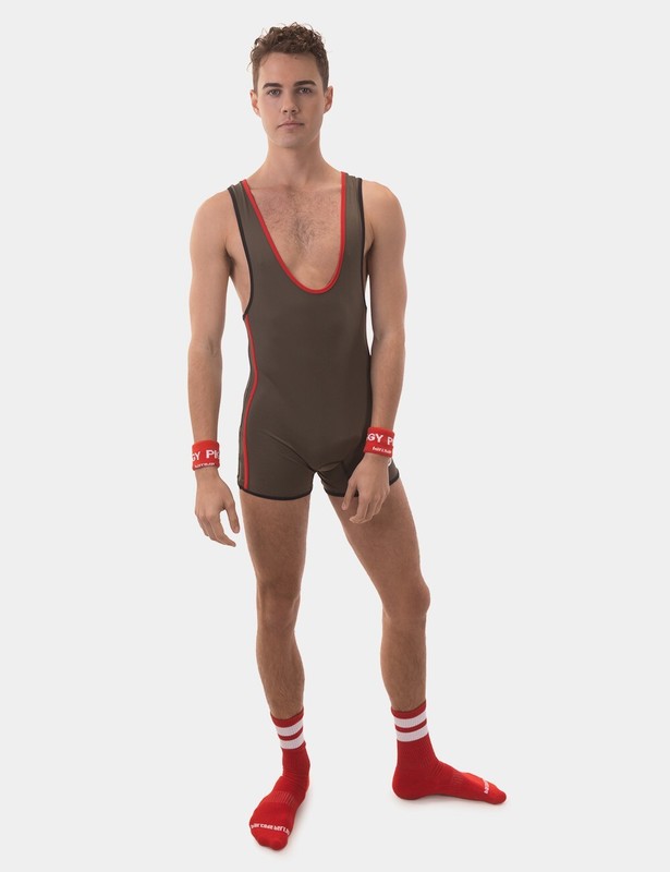 Barcode Berlin Allan Singlet (Titanium-Black-Red & Darkarmy-Red-Black) gallery