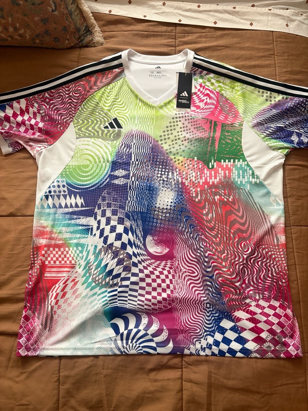 Adidas x Jeremy Scott Men's Pride Tiro Soccer Jersey Multicolor gallery
