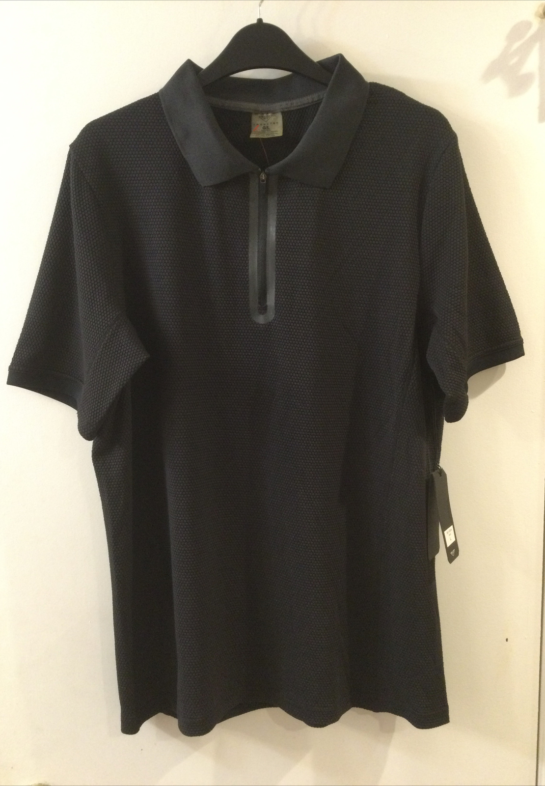 Industry 1/2 Zip Athletic Shirt ( L ) Charcoal Black Fitted Stretchy gallery