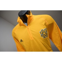 Adidas Quarter Zip Pullover Jacket Mens Large Kennesaw State Owls KSU Excellent
