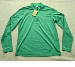 Nike Victory Dri-FIT 1/2 Zip Golf Top Shirt Stadium Green FD5837-324 Men Size L