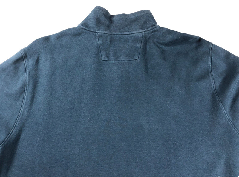 Banana Republic Mens Pullover Shirt XL Blue 1/4 Zip High Neck Long Sleeve gallery