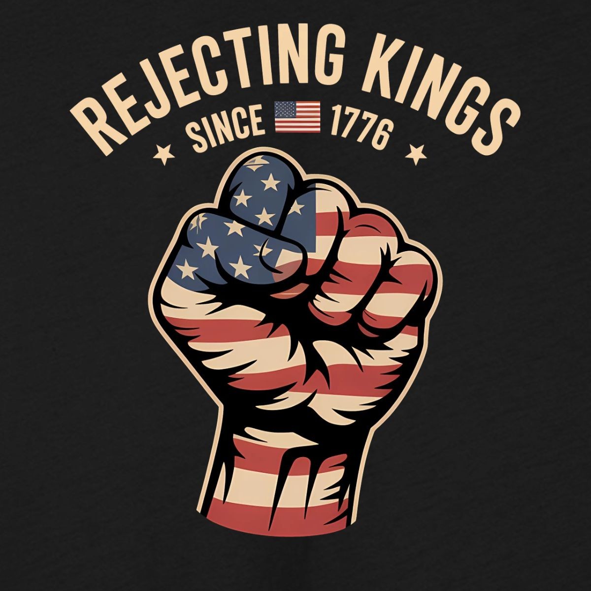 Rejecting Kings Since 1776 | American Fist Protest Men’s Premium Tank gallery