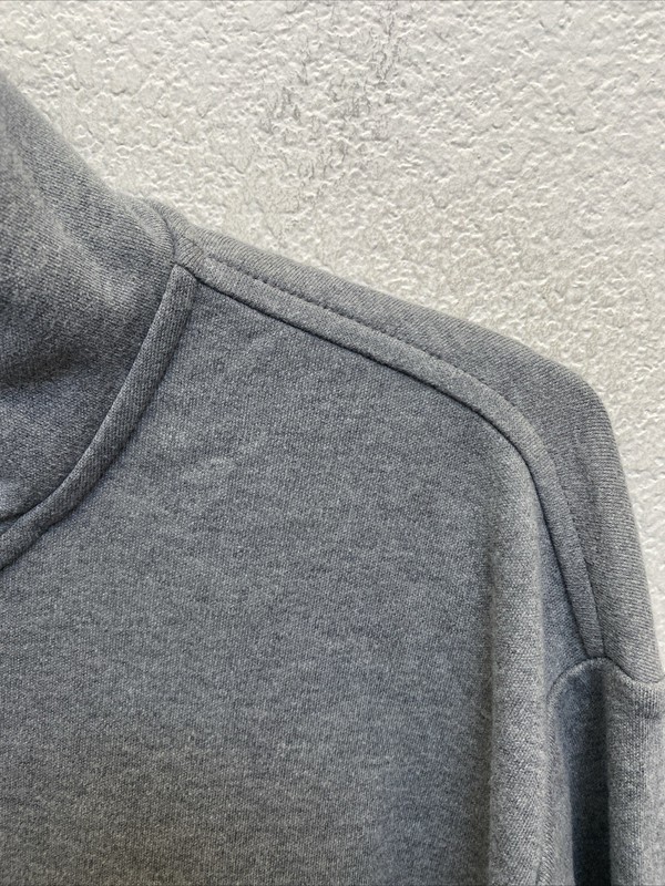 Fair Harbor Men's 2XL Gray Heather Pullover Long Sleeve 1/4 zip NWT gallery