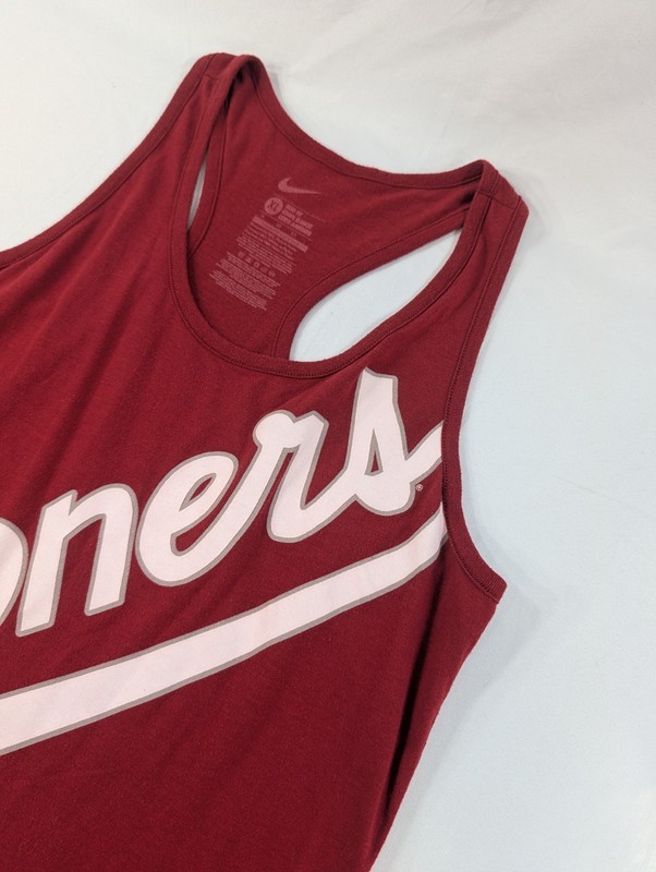 Nike Sunfit Oklahoma Sooners Weightlifting Wrestling Muscle Sleeveless Shirt XL gallery
