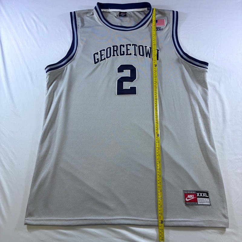 Nike Georgetown Hoyas Mac McClung #2 Basketball Jersey Grey XXXL Big East Mens gallery