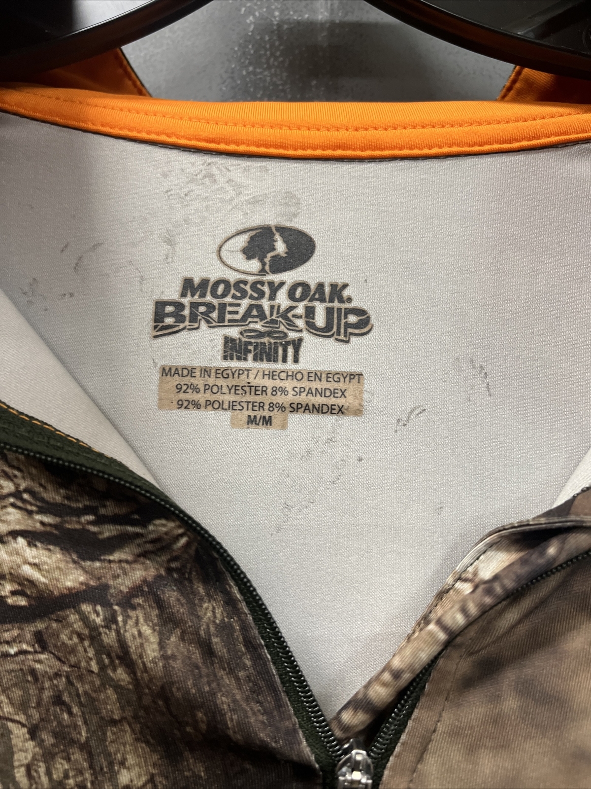 Mossy Oak Break Up Infinity Men’s Quarter Zip Long Sleeve Size Med gallery