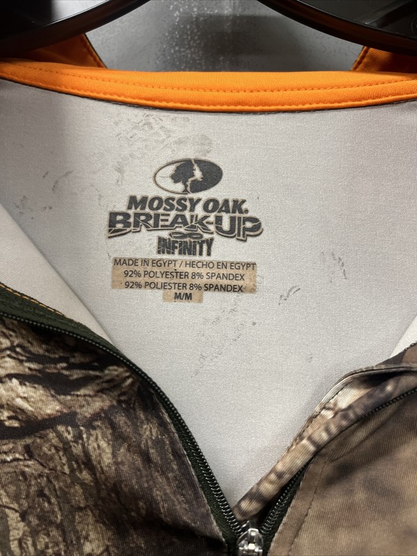 Mossy Oak Break Up Infinity Men’s Quarter Zip Long Sleeve Size Med gallery