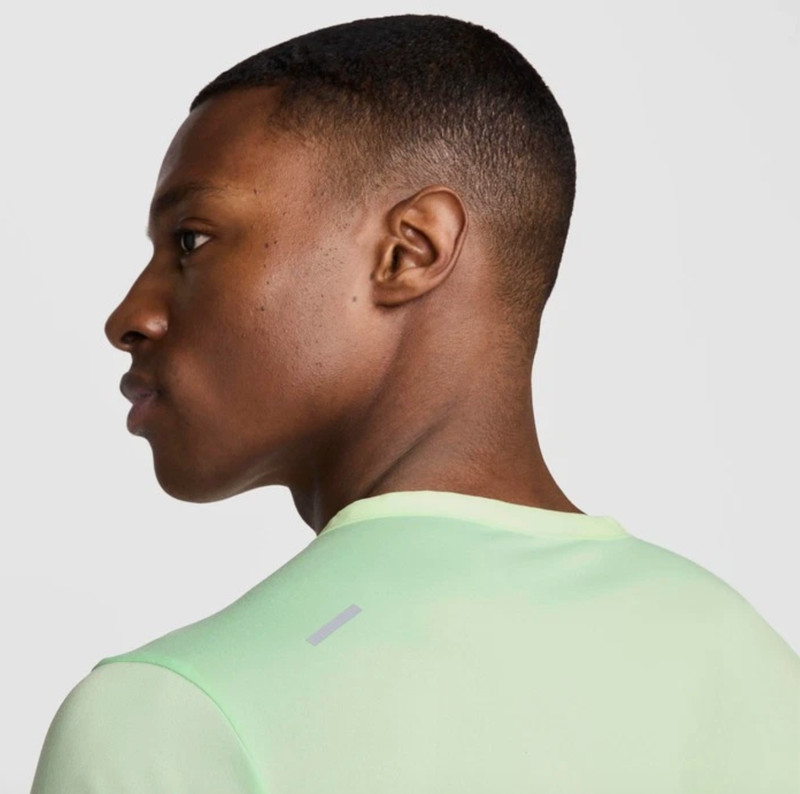 Running Shirt Nike Dri-FIT Rise 365 Mens Short-Sleeve Training Gym Top Green M L gallery