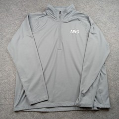 North Face Pullover Mens XXL Quarter Zip Mock Neck Waffle Thermal Stretch Fleece