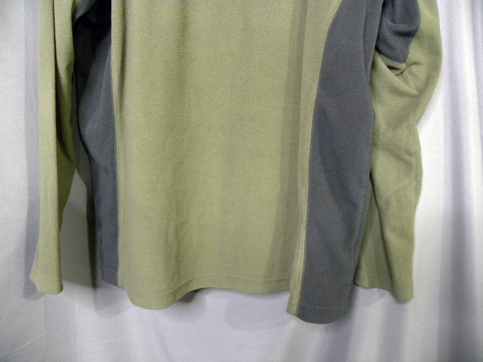 Columbia Fleece Pullover 1/4 Zip Mens XL Green Outerwear Activewear Hiking TB gallery