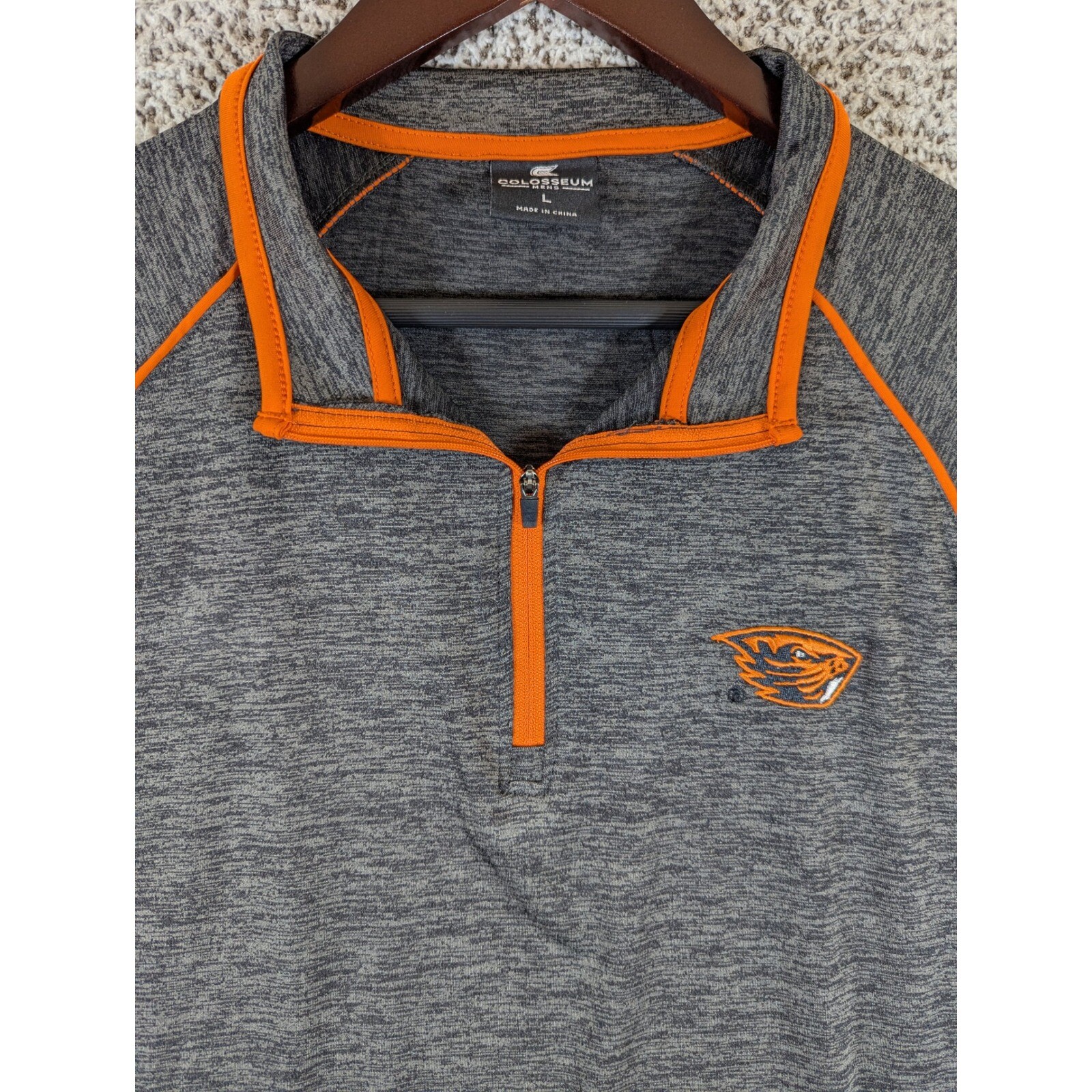 Oregon State Beavers OSU Colosseum Pullover 1/4 Zip Athletic L gallery