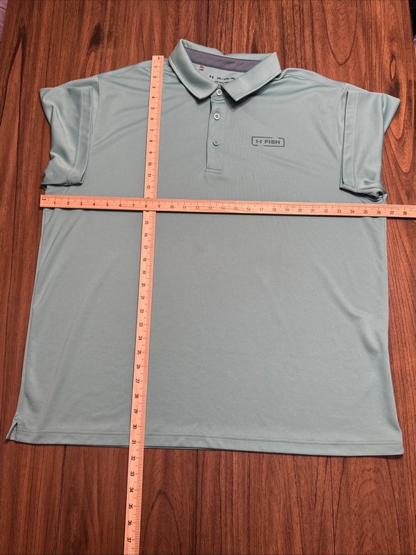Under Armour Men's BUNDLE-2 Polos Aqua Green And Burgundy Size 3XL gallery