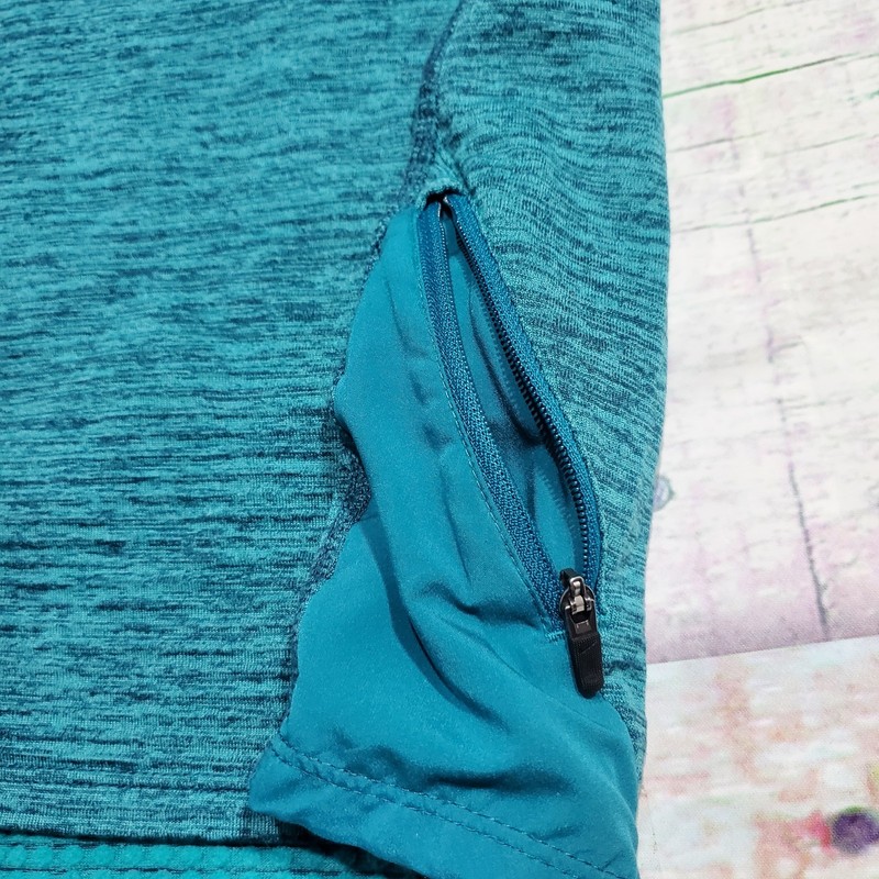 Nike Running Therma Dri -Fit long sleeve Teal Blue Pullover Size XL gallery