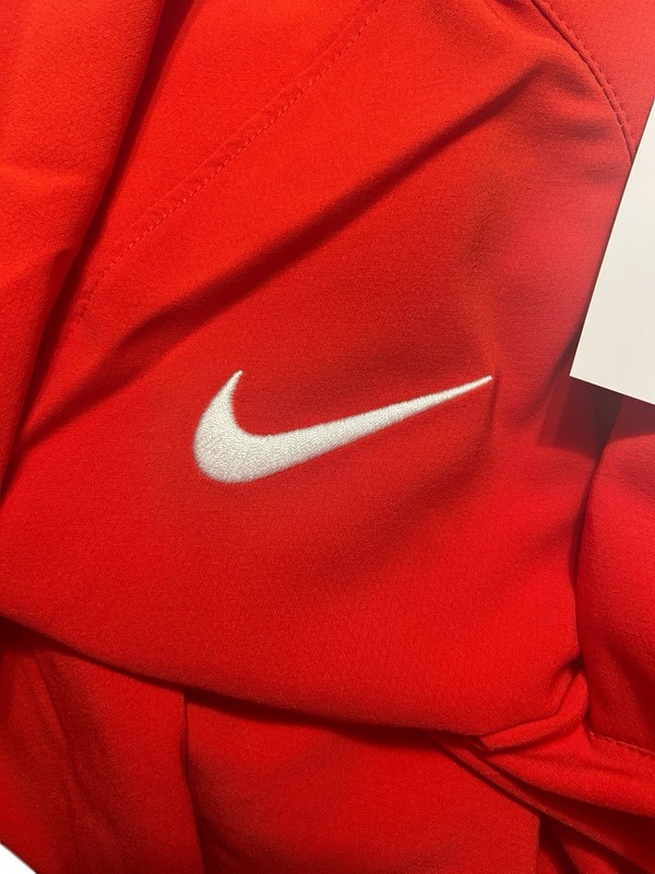 Nike Baseball Red White Long Sleeve Pregame Top Men’s Size Small NEW DO9174-657 gallery