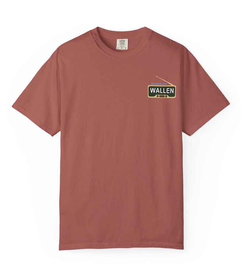 Morgan Wallen Outdoor Collection Logo on Medium-2XL T-shirt gallery