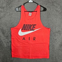 Vintage Nike Air Tank Top Mens Large Red Tag Single Stitch Made in USA 90s