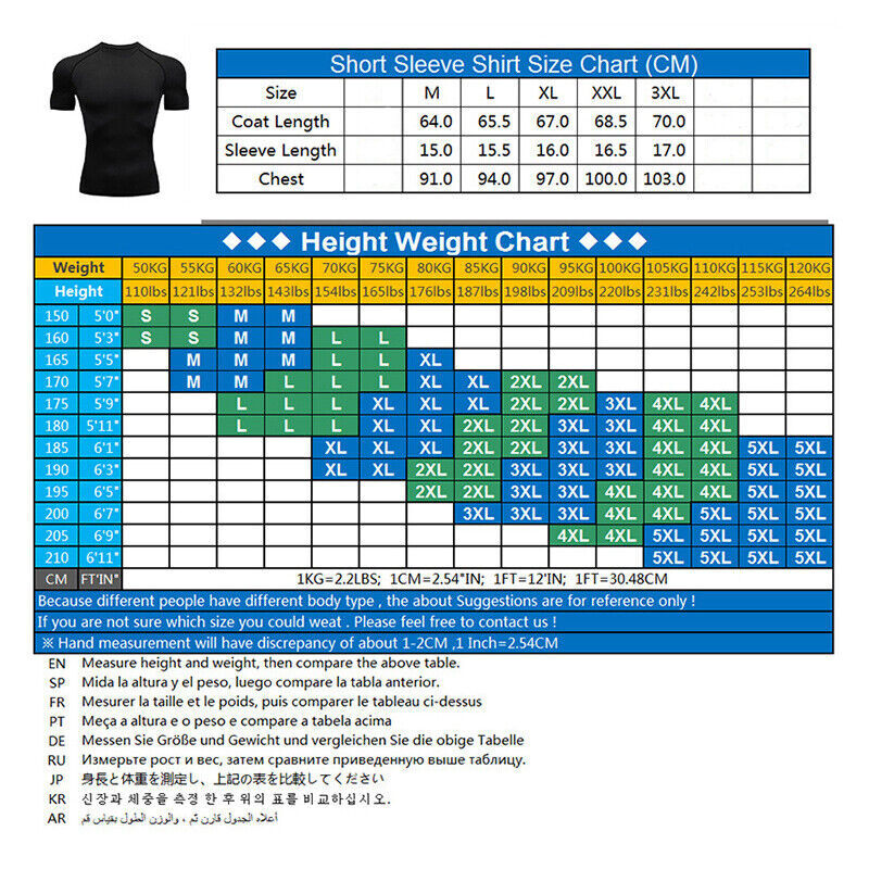 Men's Workout Quick Dry Baselayer T-Shirt Tops Short Sleeve Compression Shirts gallery