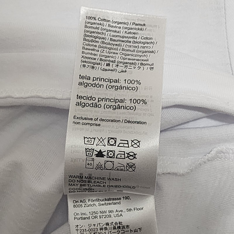 On Cloud Running Performance T Shirt Men's Size XXL 2XL White Graphic-T Cotton gallery
