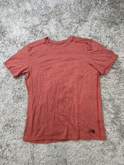 The North Face Shirt Mens Medium Red Heather FlashDry Performance Athletic Tee