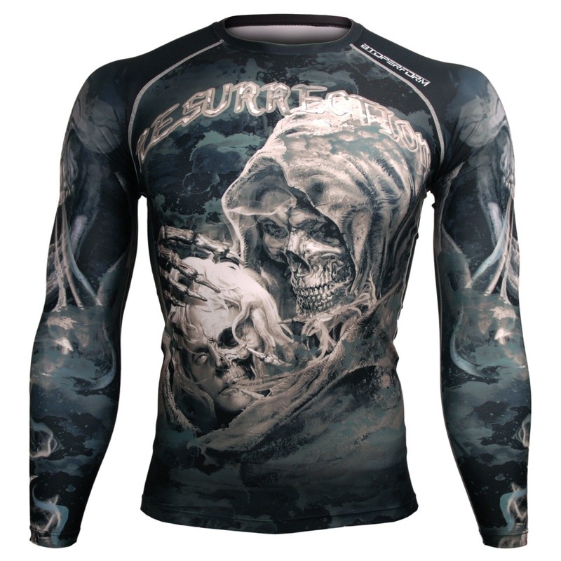 [FX-109] BTOPERFORM Compression Shirt Skin Tight Base layer Rash guard MMA Gym gallery