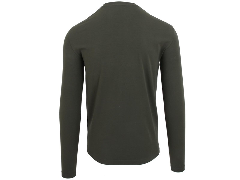 Emporio Armani EA7 Long Sleeve T-Shirt Tee Sweatshirt Crew Neck Green Size M gallery