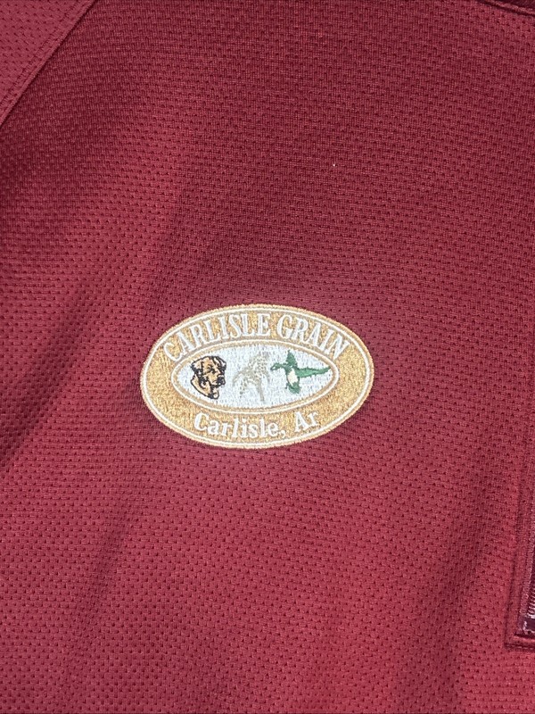 Nike Golf 1/4 Zip Pullover Crimson Men’s XL Carlisle Grain Patch Arizona RN56423 gallery