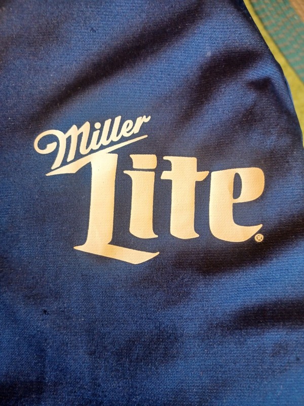 Retro Miller Lite Beer #75 Baseball Jersey Double sided 2014 Blue sz X-Large XL gallery