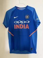 Nike Board Of Control India Cricket BCCI Match Jersey Authentic Blue Large Men