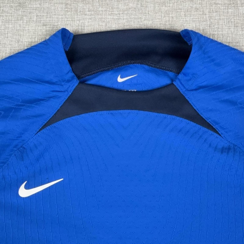 Nike Dri-FIT ADV Vapor IV Mens Soccer Jersey Blue Medium Short Sleeve DR0671 gallery